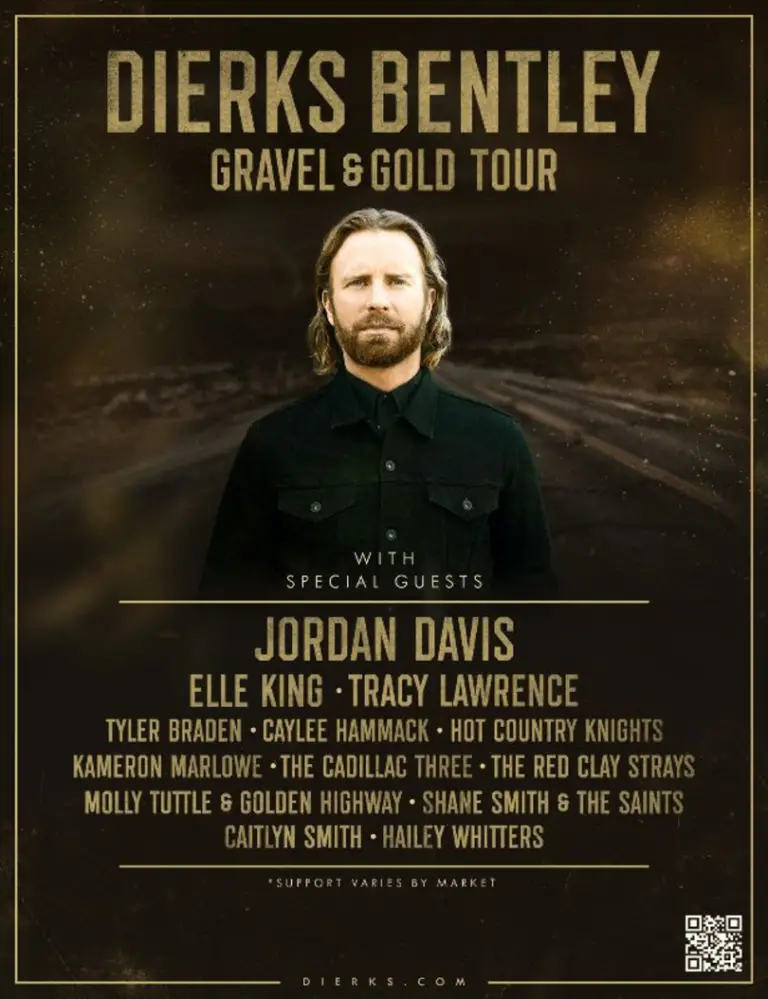 Dierks Bentley Announces Gravel & Gold Tour With Jordan Davis