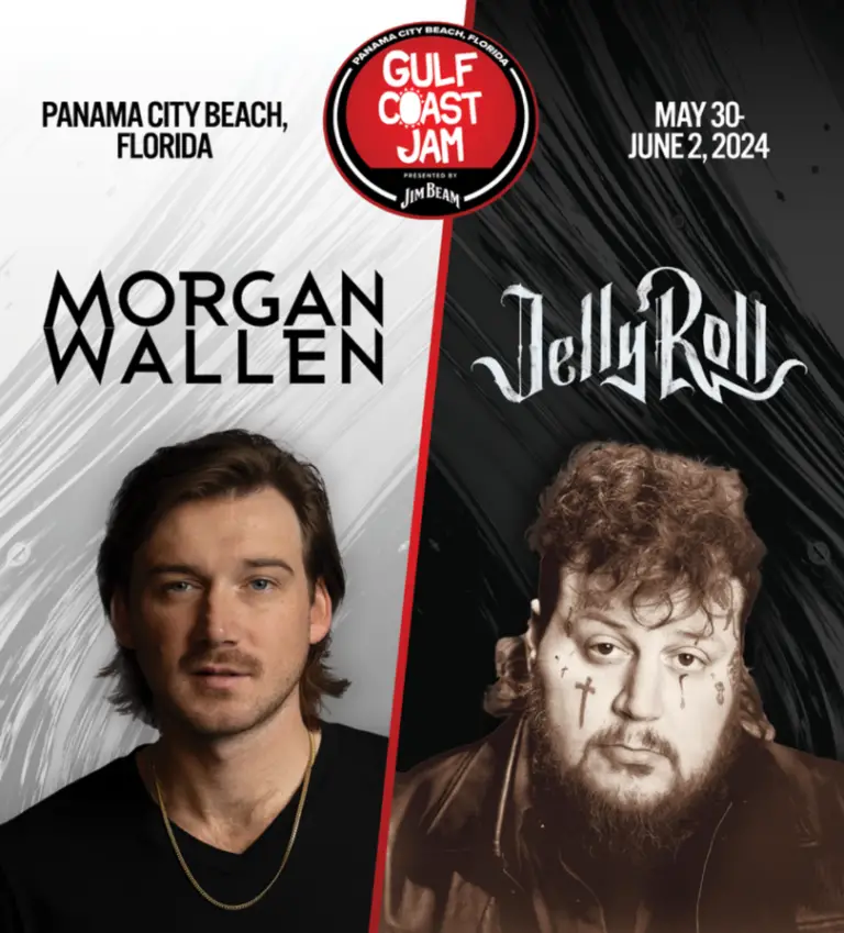 Jelly Roll Joins Wallen As 2024 Gulf Coast Jam Headliner
