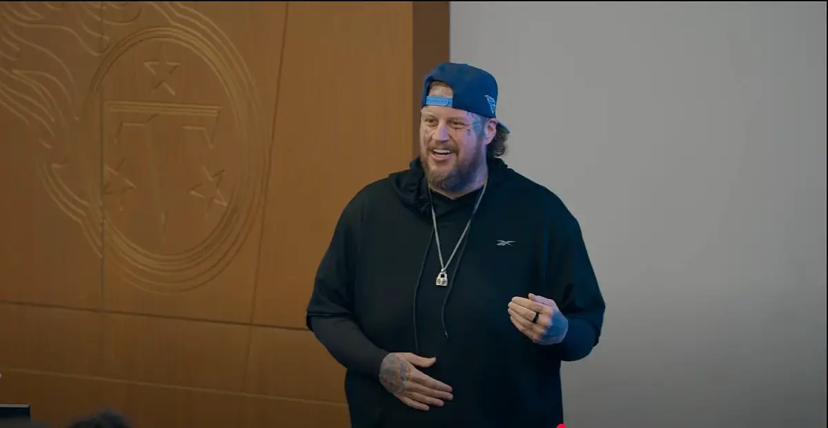 Jelly Roll Gives Passionate Speech to The Tennessee Titans [WATCH]